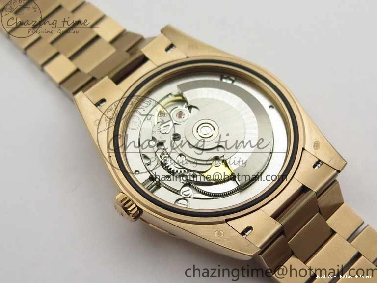 Best AAA Replica Sites Dial 40mm 904 New Version RG Bracelet Bold 228239 2825 President A Crystal Markers Day-Date on RG BP Brown Dial T 0118